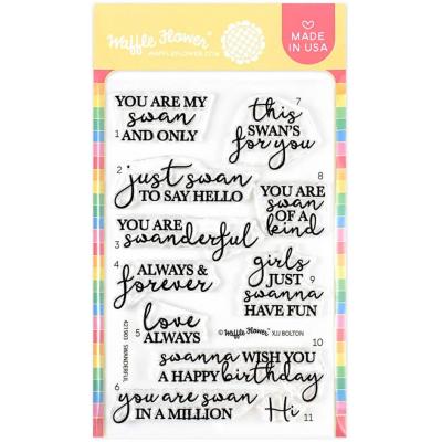 Waffle Flower Stempel - Swanderful Stamp